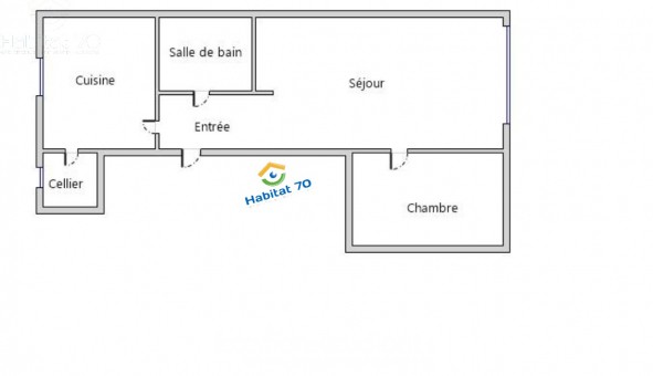 Logement �tudiant T2 &agrave; Bouhans l�s Lure (70200)