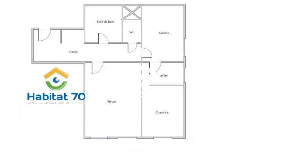 Logement �tudiant T2 &agrave; Bouhans l�s Lure (70200)