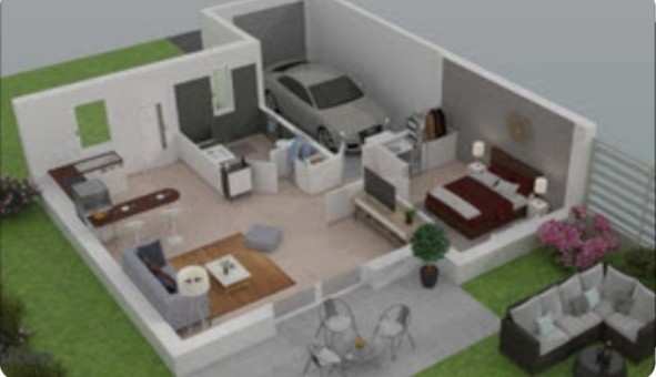 Logement tudiant T2 à Bourges (18000)