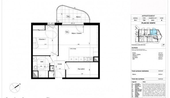 Logement �tudiant T2 &agrave; Brest (29200)