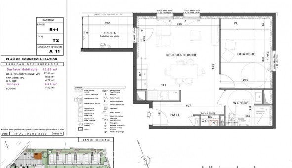 Logement �tudiant T2 &agrave; Brignais (69530)