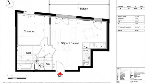 Logement �tudiant T2 &agrave; Bruges (33520)