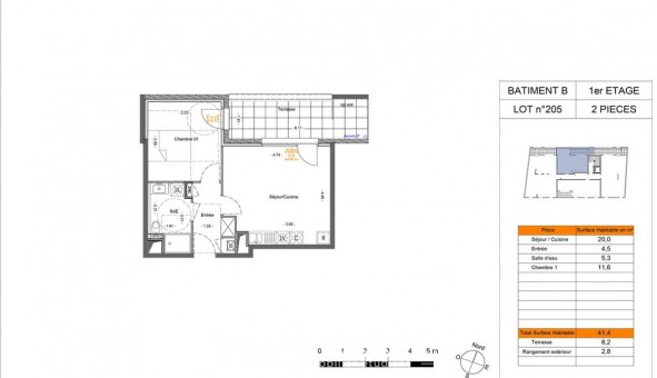 Logement �tudiant T2 &agrave; Brumath (67170)