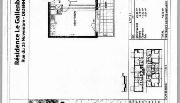 Logement �tudiant T2 &agrave; Brunstatt (68350)