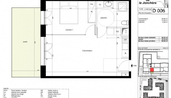 Logement tudiant T2 à Bussy Saint Georges (77600)