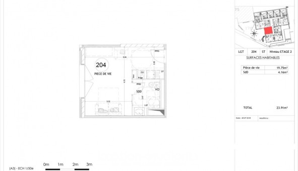 Logement �tudiant T2 &agrave; Caen (14000)