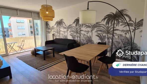 Logement tudiant Location T2 Meublé Cagnes sur Mer (06800)