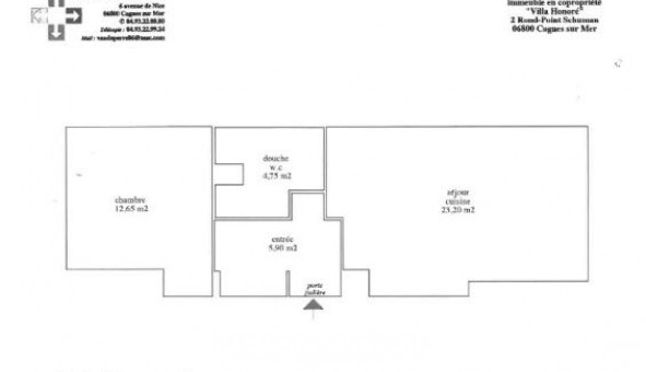 Logement �tudiant T2 &agrave; Cagnes sur Mer (06800)