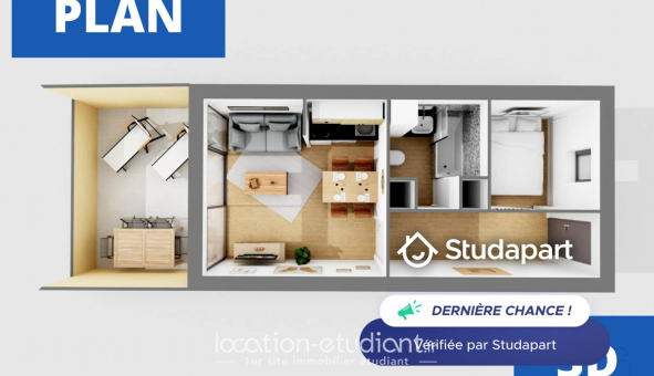Logement tudiant Location T2 Meublé Cannes (06400)