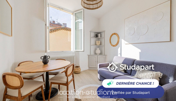 Logement tudiant T2 à Cannes (06400)