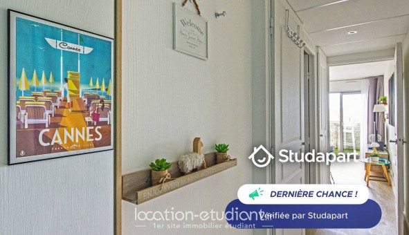 Logement �tudiant T2 &agrave; Cannes (06400)