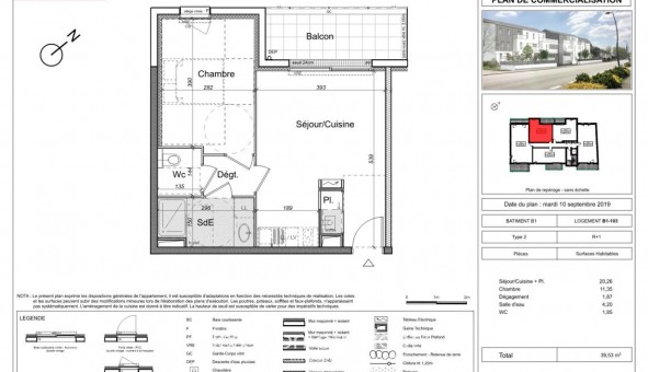 Logement �tudiant T2 &agrave; Carquefou (44470)