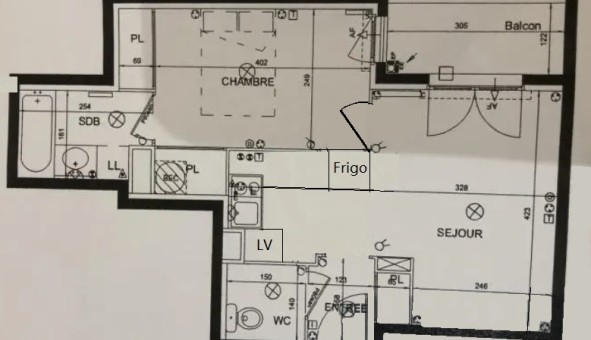 Logement tudiant T2 à Carrires sous Poissy (78955)