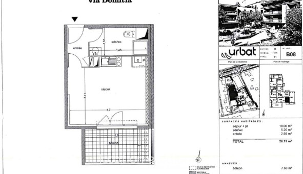 Logement �tudiant T2 &agrave; Castelnau le Lez (34170)