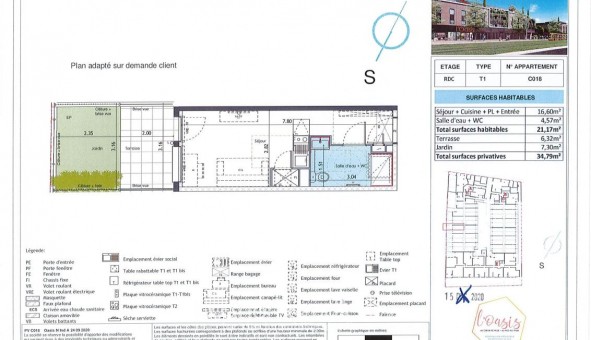 Logement �tudiant T2 &agrave; Castelnau le Lez (34170)