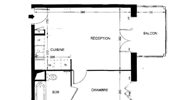 Logement tudiant T2 à Cavaillon (84300)