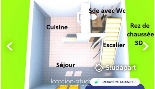 Logement tudiant T2 à Cergy (95000)