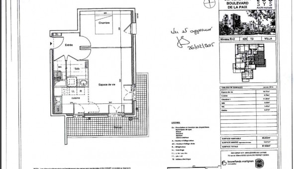 Logement �tudiant T2 &agrave; Cergy (95000)