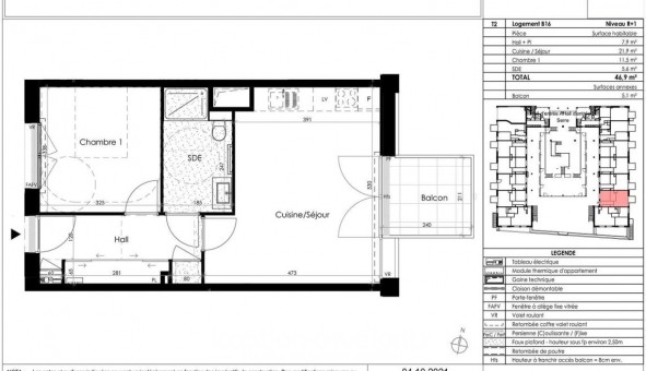 Logement tudiant T2 à Cesson Svign (35510)