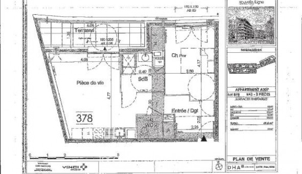 Logement �tudiant T2 &agrave; Chamali�res (63400)