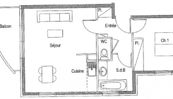 Logement tudiant T2 à Chambry (73000)