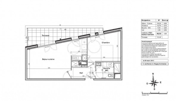 Logement �tudiant T2 &agrave; Chaponost (69630)