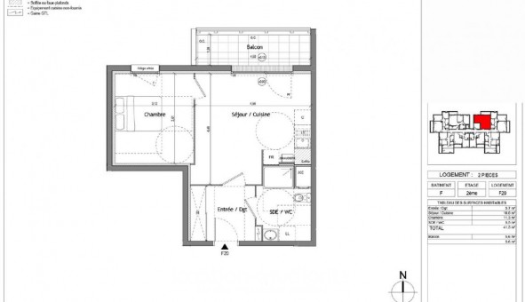 Logement tudiant T2 à Chartres (28000)
