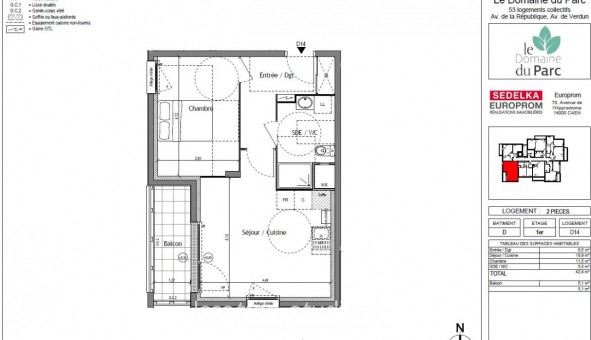 Logement �tudiant T2 &agrave; Chartres (28000)