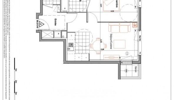 Logement �tudiant T2 &agrave; Chartres (28000)