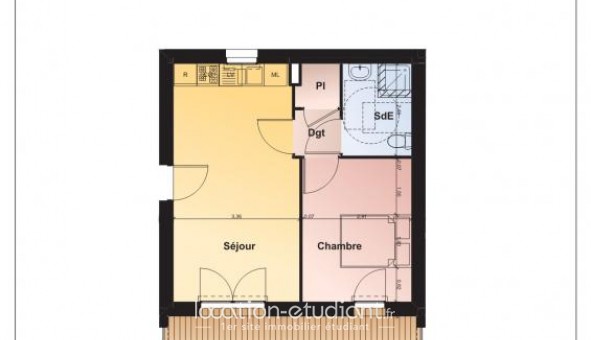 Logement tudiant T2 à Chasseneuil du Poitou (86360)