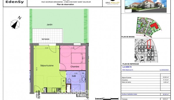 Logement tudiant T2 à Chevigny Saint Sauveur (21800)