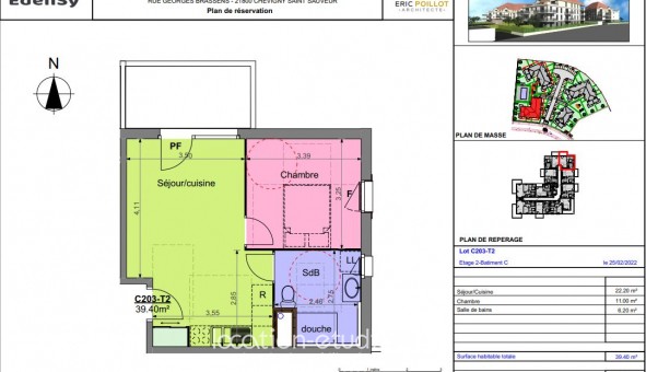 Logement tudiant T2 à Chevigny Saint Sauveur (21800)
