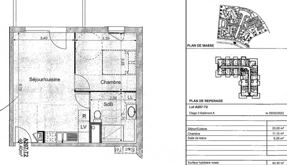 Logement �tudiant T2 &agrave; Chevigny Saint Sauveur (21800)