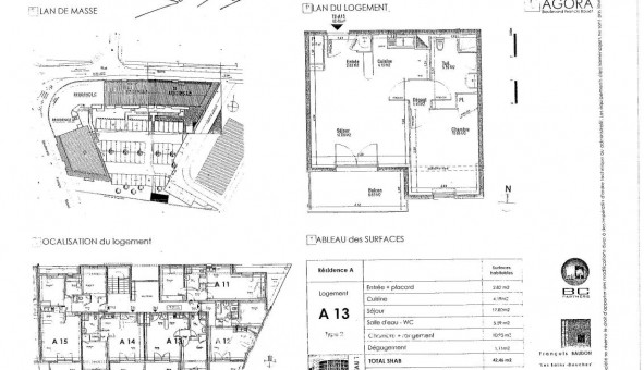 Logement �tudiant T2 &agrave; Cholet (49280)