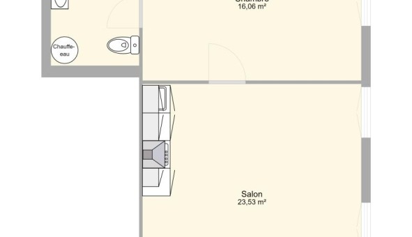 Logement tudiant T2 à Chuzelles (38200)