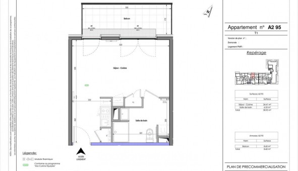 Logement tudiant T2 à Clermont Ferrand (63000)