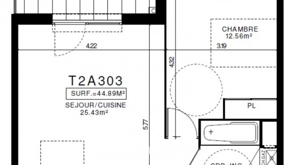 Logement étudiant T2 à Clermont Ferrand (63000)