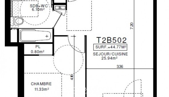 Logement tudiant T2 à Clermont Ferrand (63000)