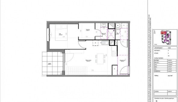Logement tudiant T2 à Clermont Ferrand (63000)
