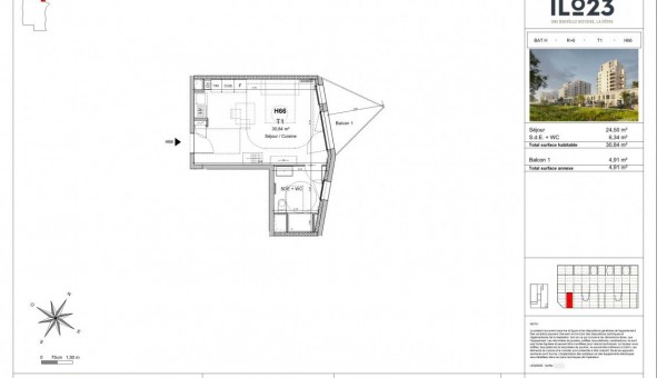 Logement tudiant T2 à Clermont Ferrand (63000)