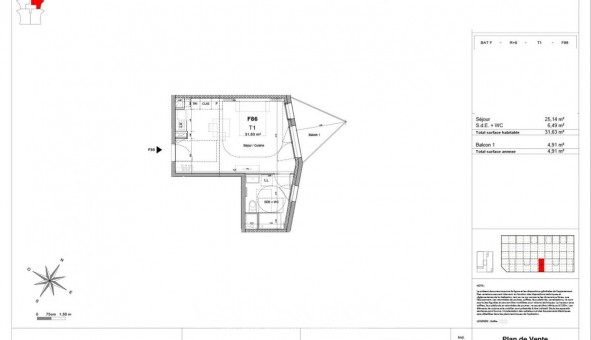 Logement tudiant T2 à Clermont Ferrand (63000)