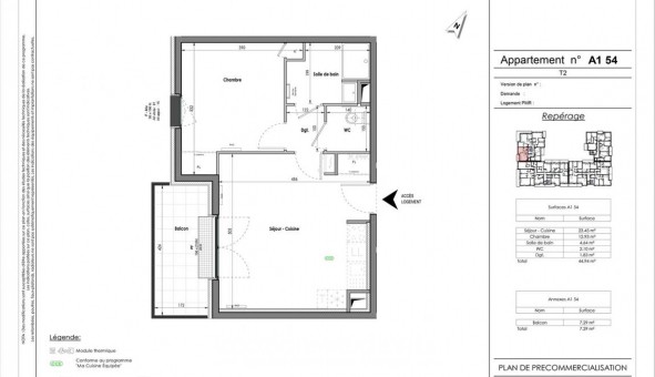 Logement tudiant T2 à Clermont Ferrand (63000)