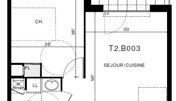 Logement tudiant T2 à Clermont Ferrand (63000)
