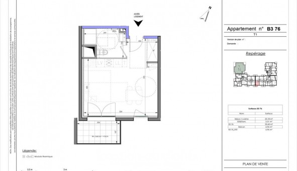 Logement tudiant T2 à Clermont Ferrand (63000)
