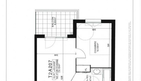 Logement �tudiant T2 &agrave; Clermont Ferrand (63000)