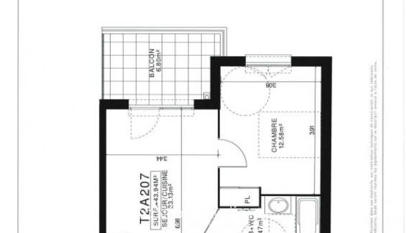 Logement �tudiant T2 &agrave; Clermont Ferrand (63000)