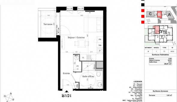 Logement �tudiant T2 &agrave; Clermont Ferrand (63000)