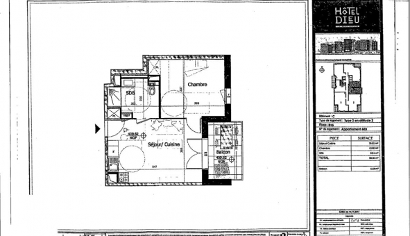 Logement �tudiant T2 &agrave; Clermont Ferrand (63000)