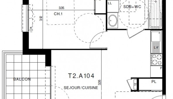 Logement �tudiant T2 &agrave; Clermont Ferrand (63000)