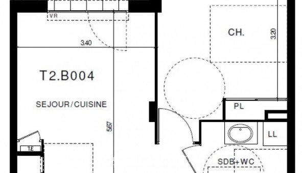 Logement �tudiant T2 &agrave; Clermont Ferrand (63000)